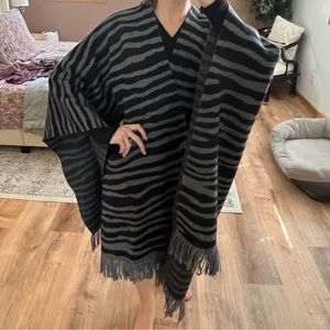 Zebra Poncho